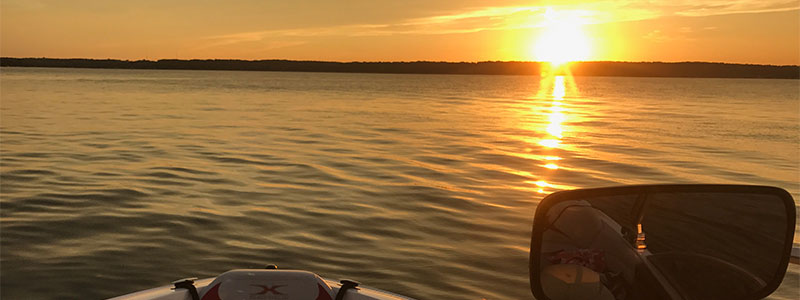 Sunset over Lake Geneva Wisconsin